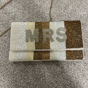 Mrs. Bridal shoulder purse